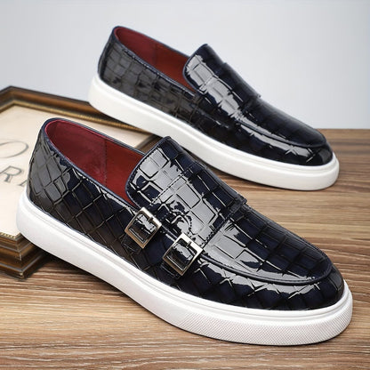 Marius Double Buckle Slip On Loafers_6