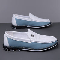 Norton Two Tone Slip On Loafers