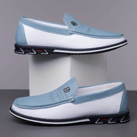 Norton Two Tone Slip On Loafers