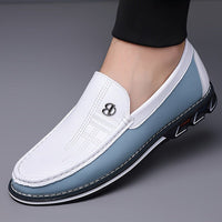 Norton Two Tone Slip On Loafers
