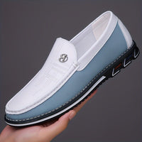 Norton Two Tone Slip On Loafers