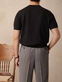 Harmon Fine Gauge Short Sleeve Knit Tee