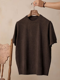 Harmon Fine Gauge Short Sleeve Knit Tee
