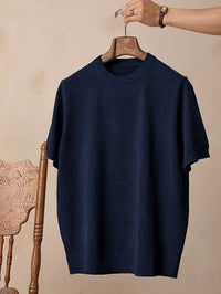 Harmon Fine Gauge Short Sleeve Knit Tee