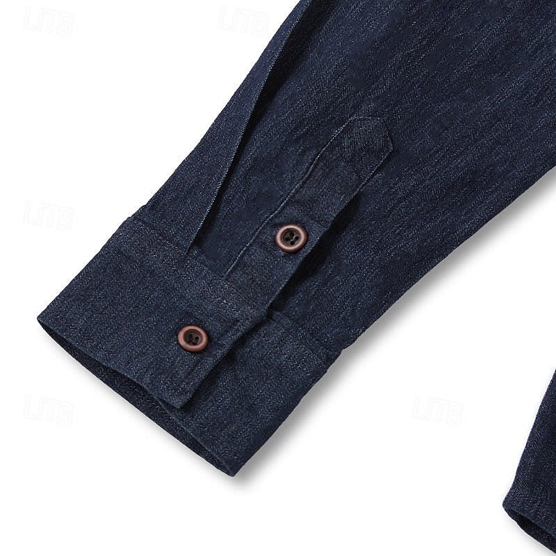 Howell Washed Denim Utility Shirt