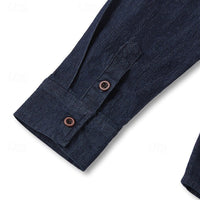 Howell Washed Denim Utility Shirt