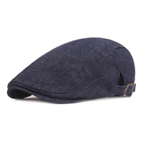 Rasmus Denim Twill Flat Cap
