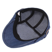 Rasmus Denim Twill Flat Cap