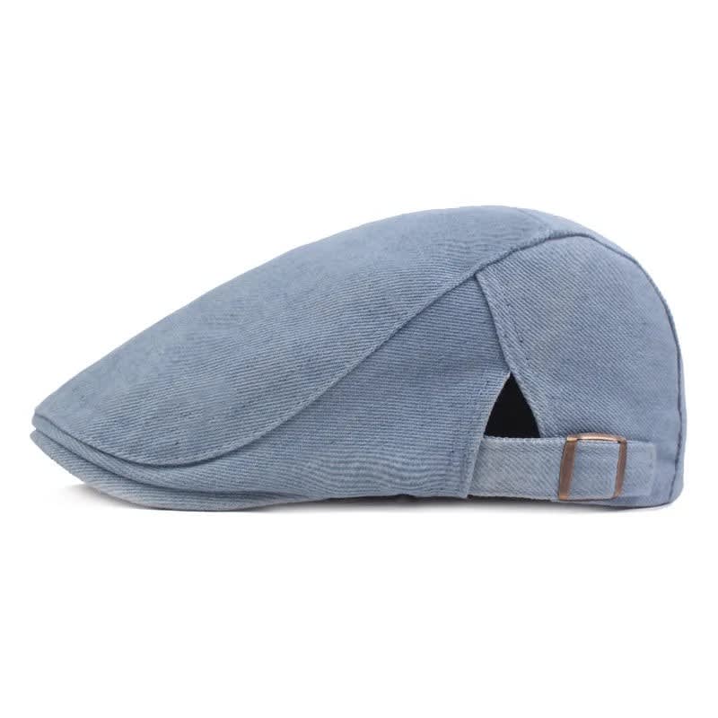 Rasmus Denim Twill Flat Cap