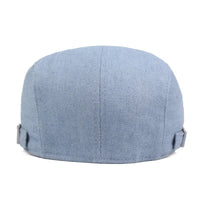Rasmus Denim Twill Flat Cap