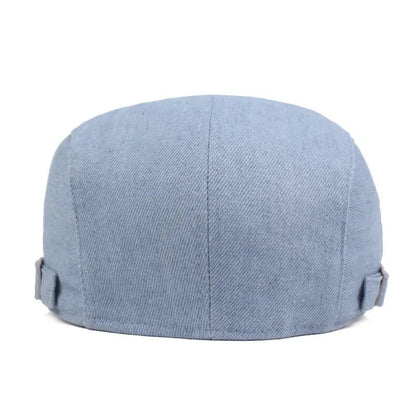 Rasmus Denim Twill Flat Cap_6
