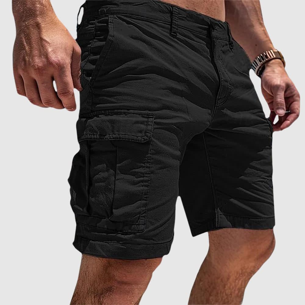 Ludlow Washed Cotton Cargo Shorts