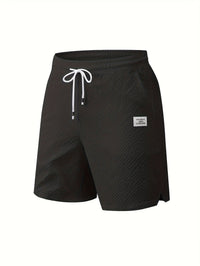 Broderick Bubble Texture Drawstring Shorts