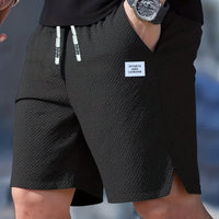 Broderick Bubble Texture Drawstring Shorts