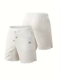 Broderick Bubble Texture Drawstring Shorts