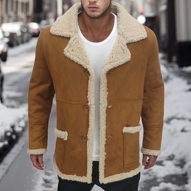 Dempsey Sherpa Lined Faux Suede Jacket