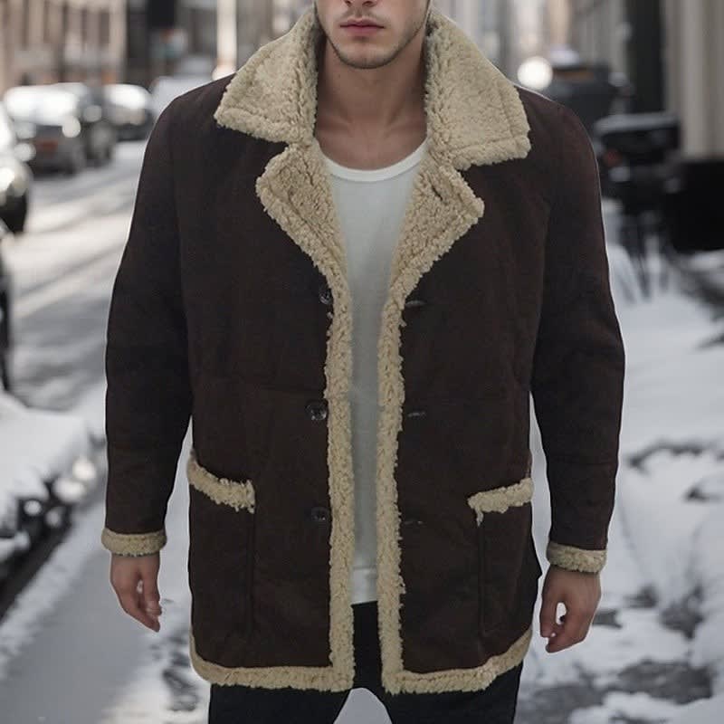 Dempsey Sherpa Lined Faux Suede Jacket