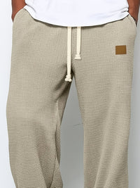 Harlow Waffle Texture Wide Leg Trousers