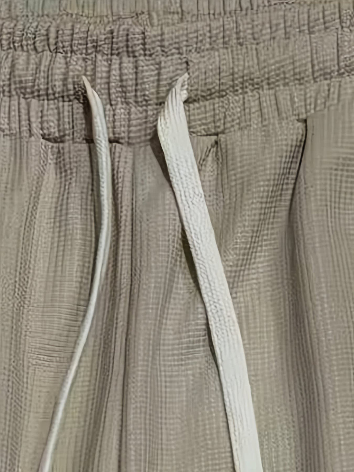 Harlow Waffle Texture Wide Leg Trousers