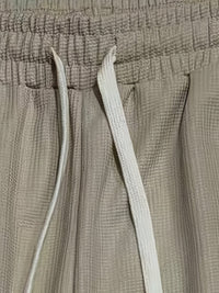 Harlow Waffle Texture Wide Leg Trousers