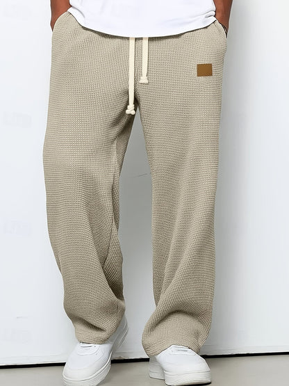 Harlow Waffle Texture Wide Leg Trousers_2