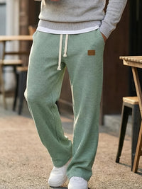 Harlow Waffle Texture Wide Leg Trousers