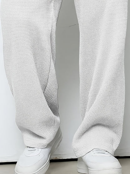 Harlow Waffle Texture Wide Leg Trousers_29