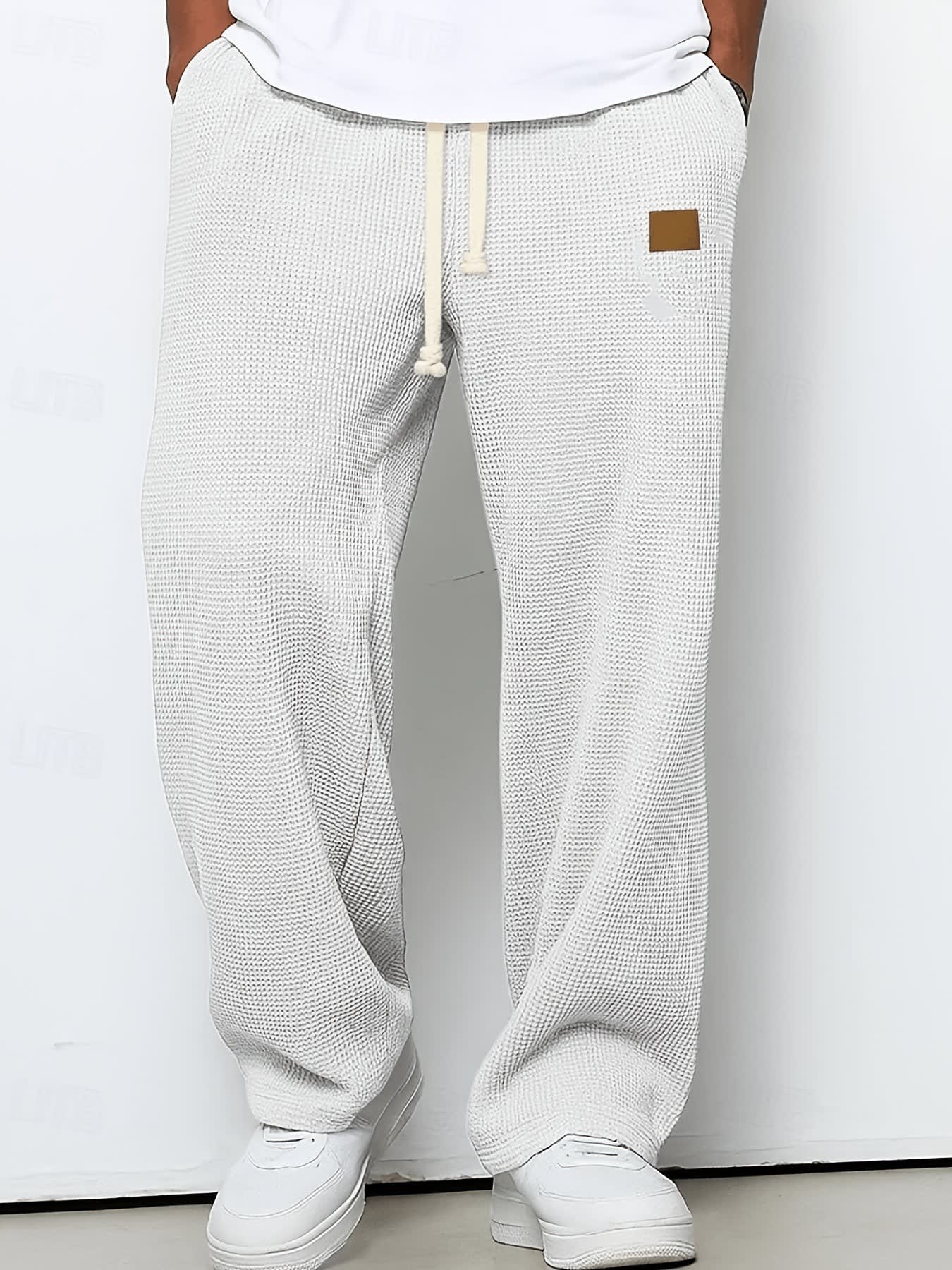 Harlow Waffle Texture Wide Leg Trousers_6