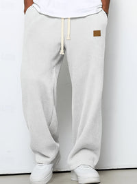 Harlow Waffle Texture Wide Leg Trousers