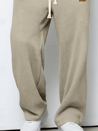 Harlow Waffle Texture Wide Leg Trousers