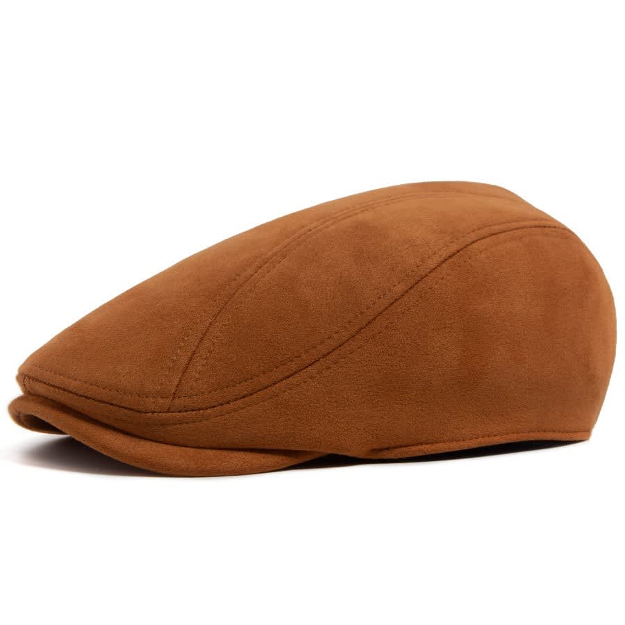 Ramiro Faux Suede Flat Cap