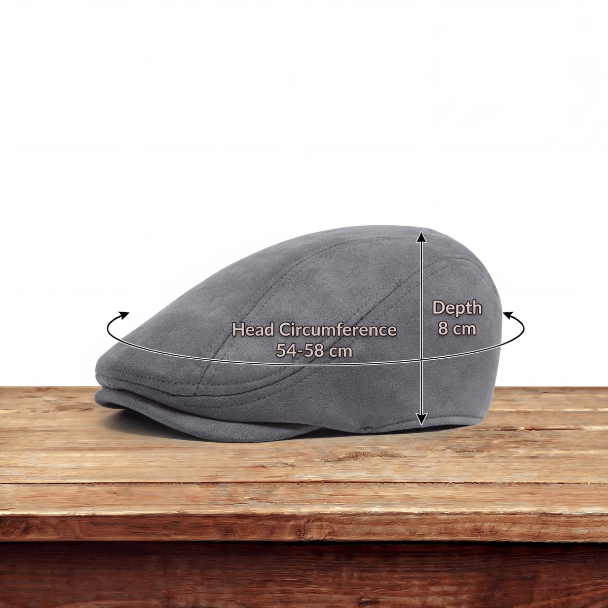 Ramiro Faux Suede Flat Cap