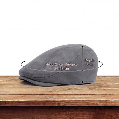 Ramiro Faux Suede Flat Cap_3
