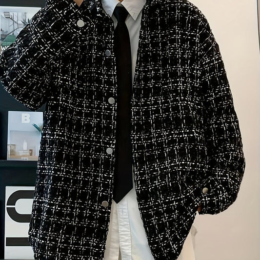 Cornelius Textured Check Overshirt_1