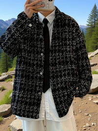 Cornelius Textured Check Overshirt