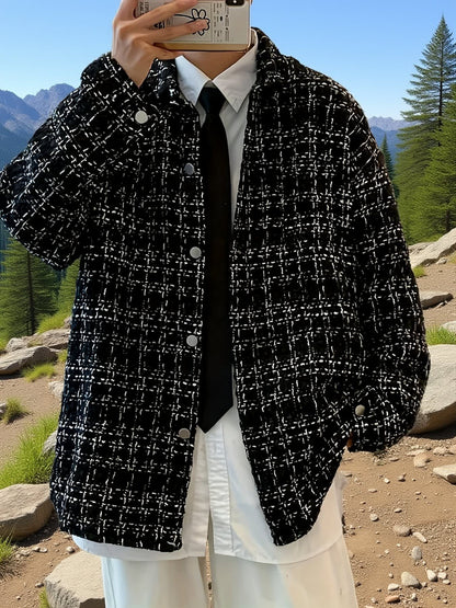 Cornelius Textured Check Overshirt_7