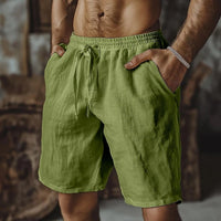 Troy Linen Drawstring Shorts