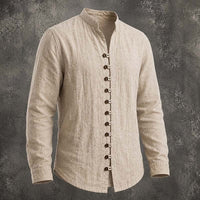 Huxley Band Collar Long Sleeve Shirt