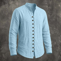 Huxley Band Collar Long Sleeve Shirt