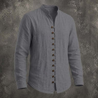Huxley Band Collar Long Sleeve Shirt