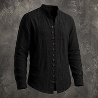 Huxley Band Collar Long Sleeve Shirt