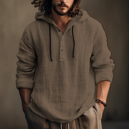 Kerr Crinkle Weave Hooded Shirt_1