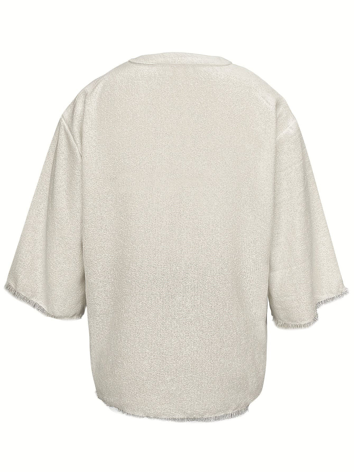 Norris Lace Up V Neck Beach Shirt
