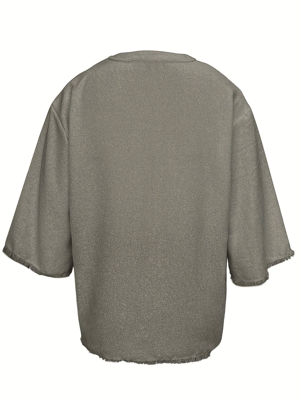 Norris Lace Up V Neck Beach Shirt
