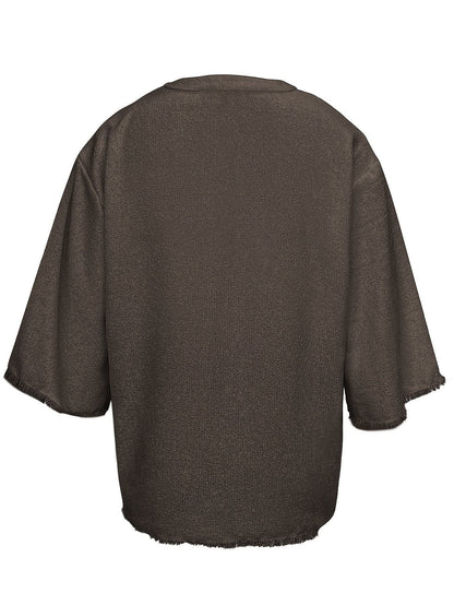Norris Lace Up V Neck Beach Shirt_8
