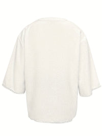 Norris Lace Up V Neck Beach Shirt