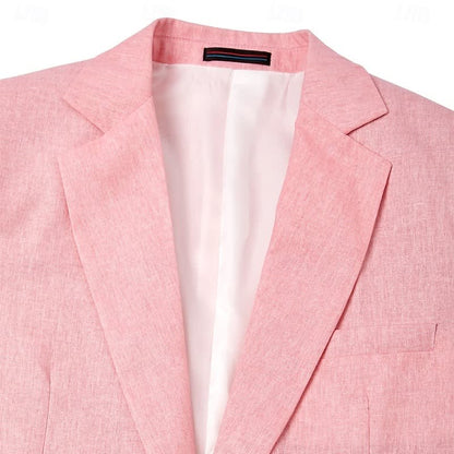 Fleming Pink Single Breasted Blazer_3