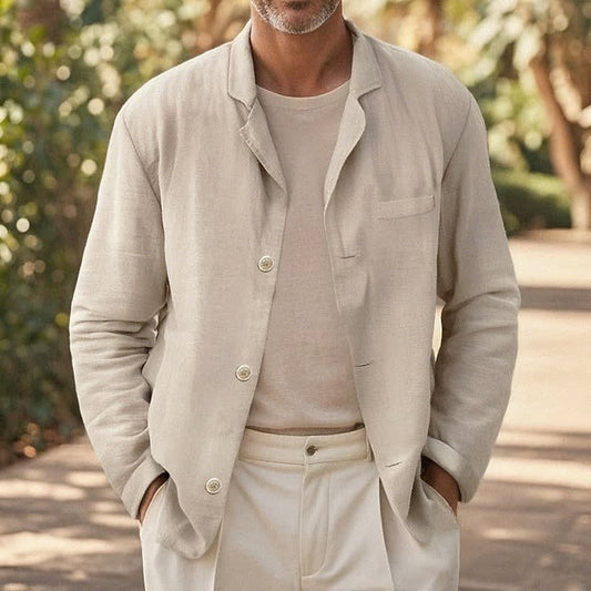 Ewan Relaxed Fit Notch Lapel Blazer_1