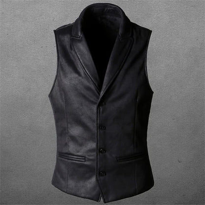 Farley Notch Lapel Single Breasted Waistcoat_1