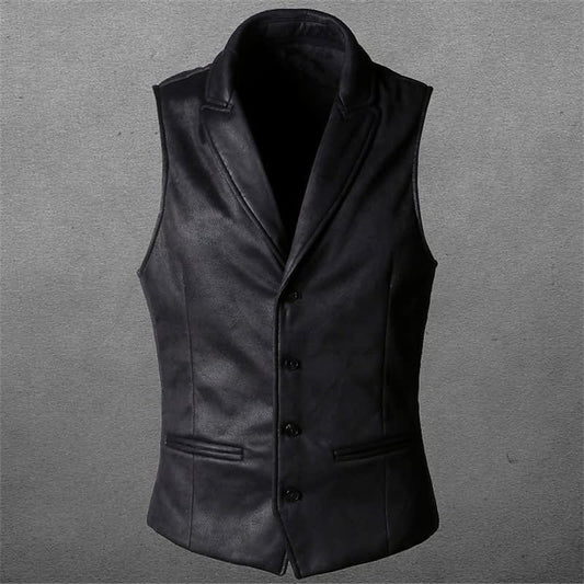 Farley Notch Lapel Single Breasted Waistcoat_1